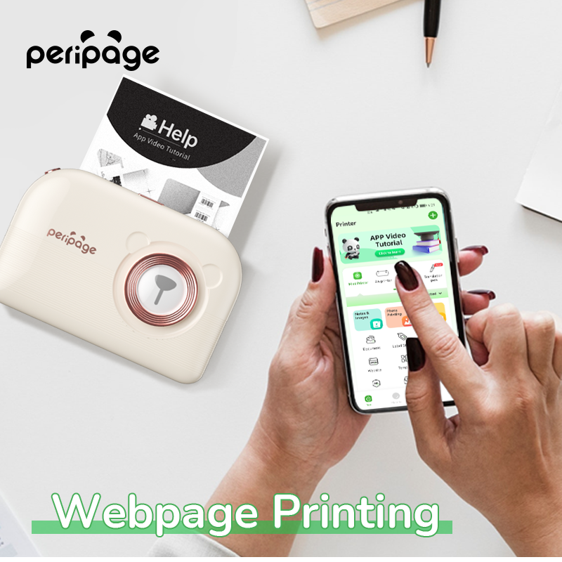 PeriPage Pocket Printer Demo 